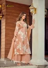 Kalki By Karissa Vatican Foil Printed A Line Plazzo Suits